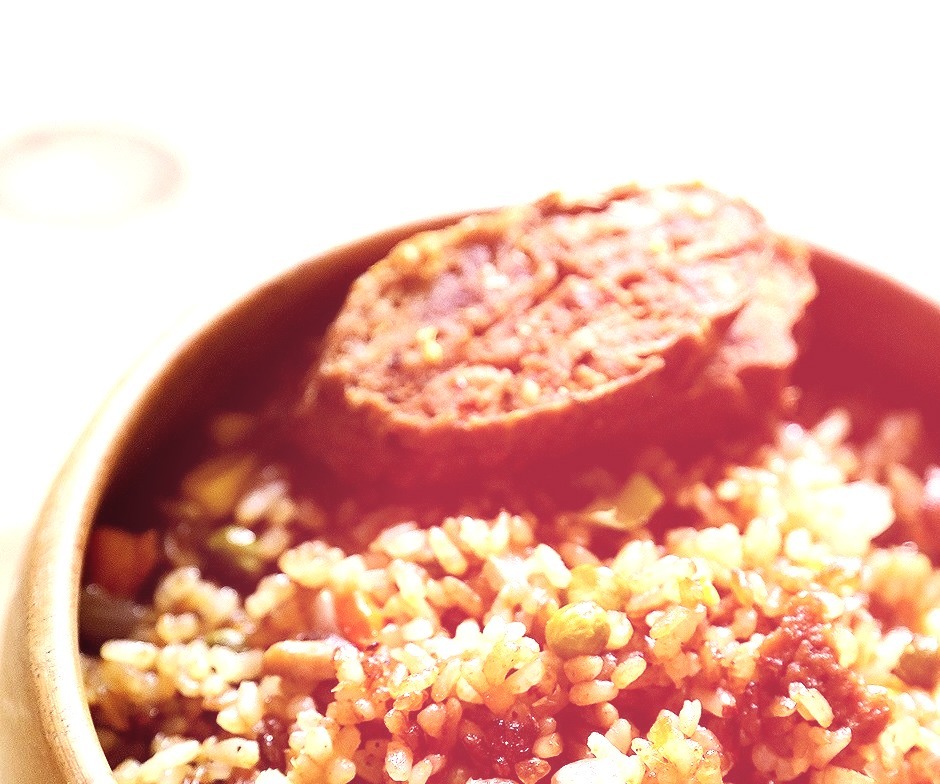 (via Oven Baked Fried Rice with Vegan Sausage Favourite Recipes, Grains and Legumes, Recipes Divine Healthy Food)